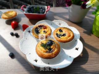 蓝莓蛋挞的做法步骤：8
