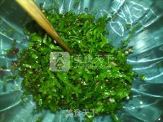 亚麻籽油蒲公英煎蛋饼的做法步骤：6