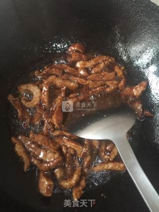凉菜，桔梗拌肉丝的做法步骤：4