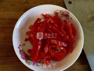 毛豆榨菜肉丝的做法步骤：2