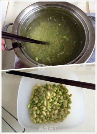 毛豆榨菜肉丝的做法步骤：6