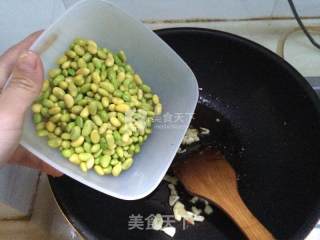 毛豆榨菜肉丝的做法步骤：10