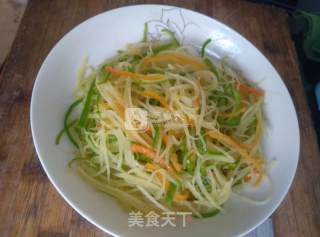 土豆丝的做法步骤：4