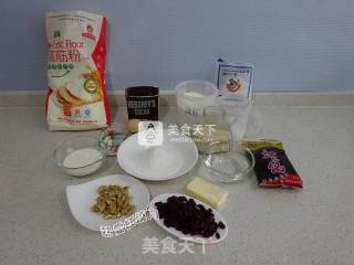 ——麻薯夹心可可软欧包的做法步骤：1