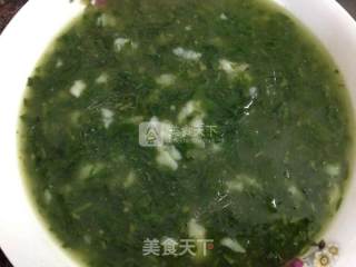 碧绿豆腐鱼羹的做法步骤：14