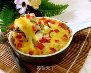 芝士焗土豆泥的做法步骤：10