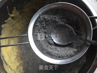 黑芝麻曲奇的做法步骤：4