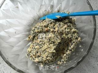 黑芝麻核桃手工曲奇的做法步骤：9