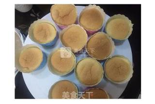 童趣脸谱纸杯蛋糕的做法步骤：1