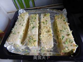 蒜香土司条的做法步骤：10