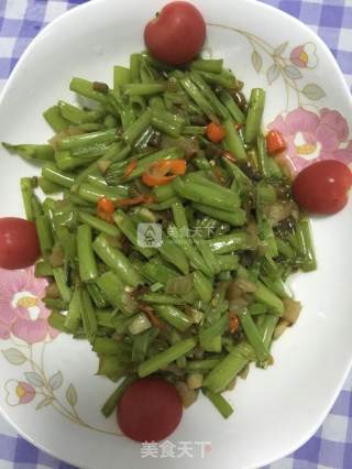酸辣空心菜梗的做法步骤：7