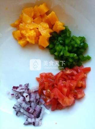 芒果莎莎酱烤银鳕鱼的做法步骤：1