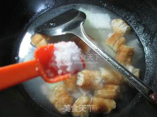 咸肉油条冬瓜汤的做法步骤：6