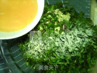 蒸蒲公英丸子的做法步骤：3