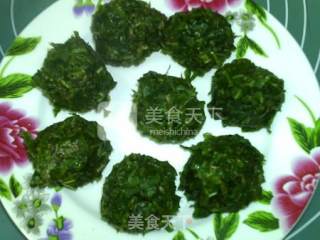 蒸蒲公英丸子的做法步骤：11