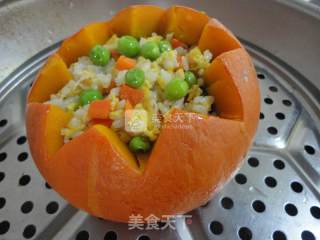 南瓜盅的做法步骤：8