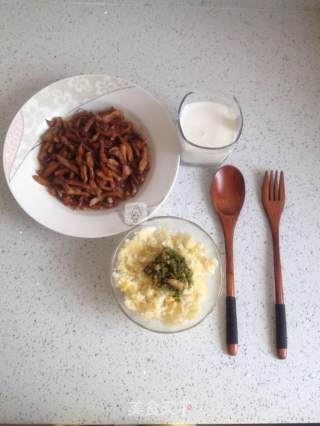 杏鲍菇炒肉肉的做法步骤：5
