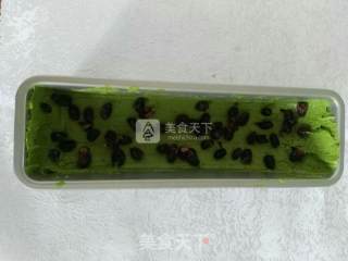 抹茶红豆香草磅蛋糕的做法步骤：8