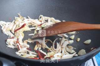 干煸手撕杏鮑菇的做法步骤：13