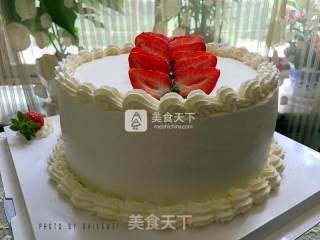 奶油水果蛋糕的做法步骤：17