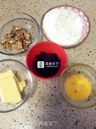 核桃酥饼的做法步骤：1