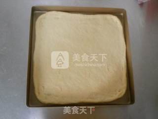用面包机和面快速出膜的心得——肉松面包卷的做法步骤：8