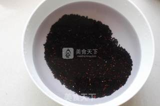 ——芒果白雪黑糯米甜甜的做法步骤：1