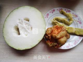 扁尖冬瓜汤的做法步骤：1
