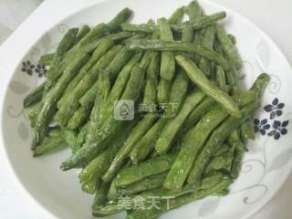 干煸豆角的做法步骤：4