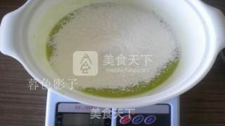 菜汁恐龙蛋糕的做法步骤：3