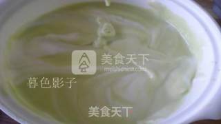 菜汁恐龙蛋糕的做法步骤：7