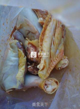 香烤鸡腿的做法步骤：1