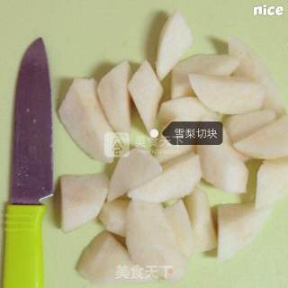 红枣雪梨泥米糊的做法步骤：3