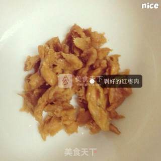 红枣雪梨泥米糊的做法步骤：6