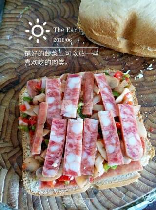 简易面包披萨的做法步骤：2