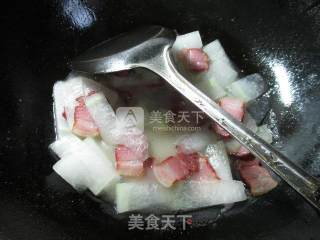 腊肉烩冬瓜的做法步骤：8