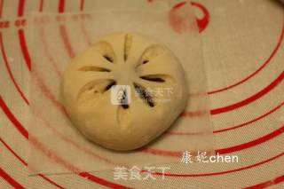 花型豆沙包的做法步骤：6