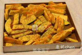 黄金烤南瓜的做法步骤：5