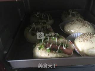 汤种柔软香葱面包的做法步骤：17