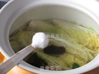 腊肉煲娃娃菜的做法步骤：7