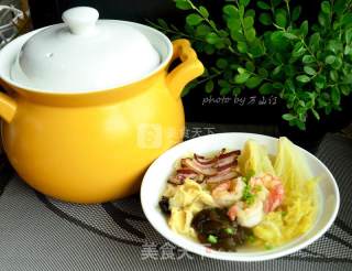 腊肉煲娃娃菜的做法步骤：9