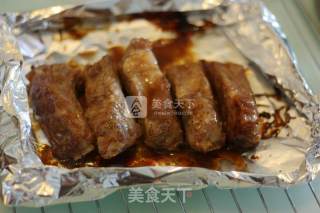 蜜汁烤排骨的做法步骤：8