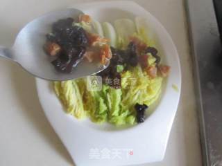 虾仁木耳娃娃菜的做法步骤：7