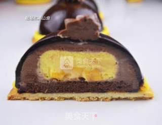 巧克力芒果塔的做法步骤：15