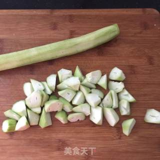 肉末丝瓜的做法步骤：2