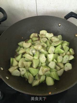 肉末丝瓜的做法步骤：6