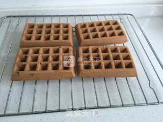 【巧克力华夫饼】的做法步骤：9