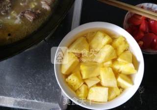 菠萝鸭的做法步骤：9