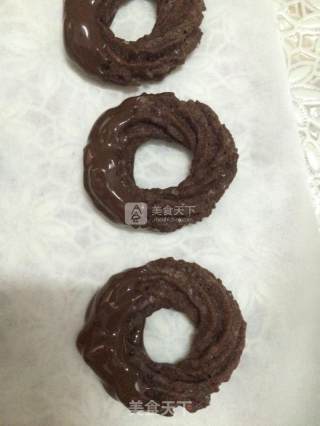 巧克力环的做法步骤：17