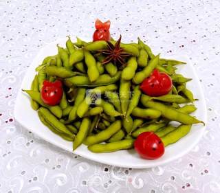 五香毛豆的做法步骤：7